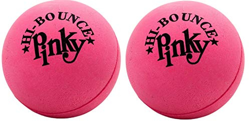 JA-RU Hi-Bounce Pinky Ball (2 Pack). Rubber Bouncy Balls for Kids. Small Pink Stress Relief Toy. Indoor & Outdoor Sport Party Favors. Bouncing Throwing Play Therapy.976-2
