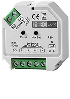 ZigBee 3.0 Dimmer/Controller 230V zum LED schalten und dimmen SmartHome Steuerung max.400w ZigBee-Gateway einbindbar Haussteuerung Innovatio,n kompatibel mit Amazon Echo Plus (Alexa)®, Philips Hue®