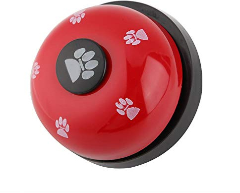 Smandy Türklingel für Hunde, Hund Türklingeln Trainingsglocken für Haustiere, Ausbildung Töpfchen Glocken Hundeglocken Hund Türklingel und Presse Bell für Kommunikations Reinlichkeitstraining (Rot)