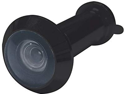 Solido 3862 SWLEAF (EI30) BLACK RAL 9005 Türspion, schwarz