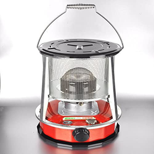 AEMIN Petroleumheizung Mit Löschautomatik Innenraum, Petroleumofen Für Innenräume, Petroleum Ofen Heizung，Für Indoor Outdoor Patio Camping（Red, White） (Color : Red)