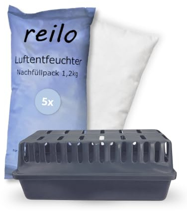 reilo XXL Luftentfeuchter Set 1x XXL Box gt + 5x 1,2 kg