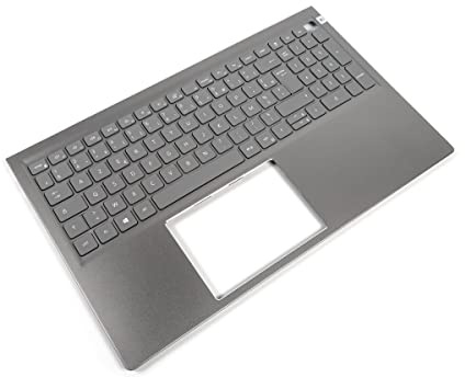 Dell Inspiron 5510/5515/5518 USB-C Repose-Poignets et Clavier FRANÇAIS Rétroéclairé - 06P0TG + 02H1PJ (8V4W3) (Reconditionné)