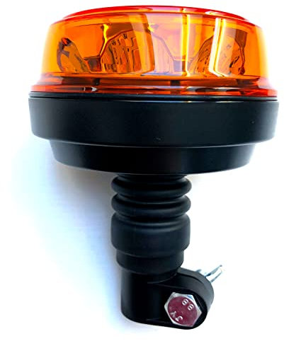 MelTruck® LED Warnleuchte Rundumleuchte 12V 24V mit 4 Blitzmuster E9 ECE R65 R10 für Traktor PKW LKW