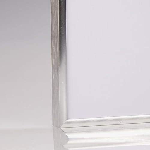 XQSSB Fotorahmen Geschenk Aluminiumlegierung Silberwand 29 × 40cm