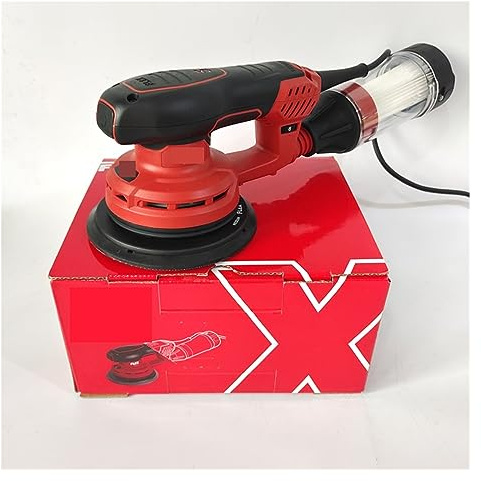 pulidor húmedo por aire, Lijadora Orbital aleatoria de coche eléctrico de 400 W, máquina multifunción for carpintería, pulidora de esquinas, lijadoras con cable de velocidad Variable ( Color : 1 , Siz