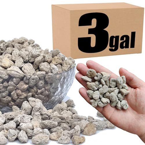 Bio-Bimsstein für Bonsai und Gartenbau, 100 % natürlich, 1,27 cm