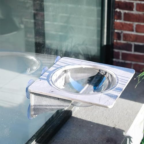 DADEA Katzen-Fenster-Sitzstange, Wand-Katzen-Kletterregal, Große Tragkraft, Katzen-Fenster-Hängematte, Platzsparend, Katzen-Hängematte für Fenster, Fenster-Katzen-Sitzstange,(Acryl-Raumkapsel)