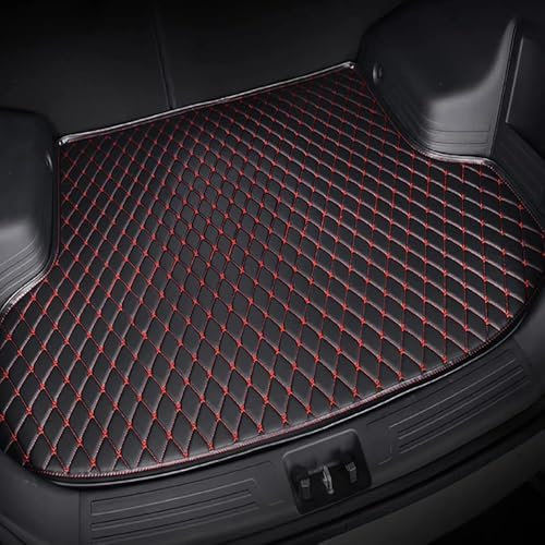 YHNQFB Kofferraum Schutzmatte für Opel Zafira B 2005-2012 7 Seater, rutschfest Kofferraumwanne, Wasserdicht Antirutsch Kratzfest Cargo Teppich Schutzmatte, Auto Kofferraum,B-Red