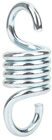 Accessori per sospensioni a molla pesante d'argento Accessori per sedie per sedie appesa al gancio di metallo per la struttura in acciaio da giardino interno all'aperto comoda