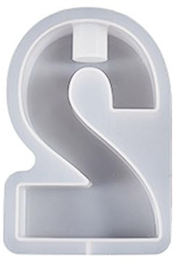 Moule en silicone en forme de chiffres de 1 à 4 pour décoration de gâteau, résine époxy et résine époxy