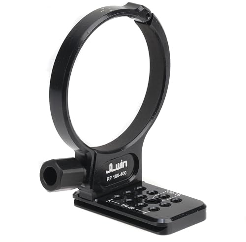 FOTGA Arca Swiss Lens Tripod Mount Collar Ring Base Stand for Canon RF 100-400mm F5.6-8 is USM with 1/4-20 3/8-16 Hole for Tripod Ball Head Clamp Light Stand