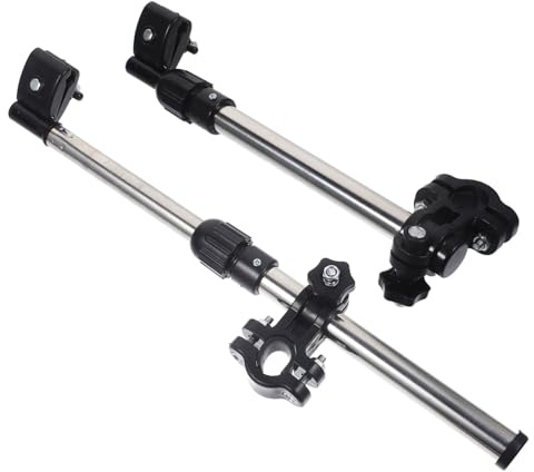 SUPVOX 2pcs Bicycle Umbrella Holder Mount Bracket Umbrella Clamp for Bike for Outdoor Riding Protection