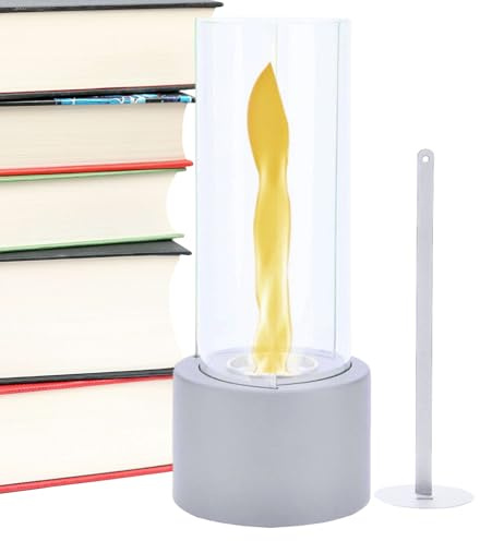 Dmuzsoih Foyer D'Appoint Extérieur,Lampe De Table Tornade Ajustable Et Sécuritaire pour Intérieur Et Extérieur | Foyer Personnel Mini Cheminée - pour La Maison, La Chambre, La Table De Chevet Et Le