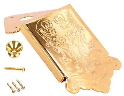 Mandolin Tailpiece 8-String Mandolin Tailpiece Bridge Parts with Buckle and | Instrument Parts Accessories for School Beginners Festival Party Play Performance Classroom