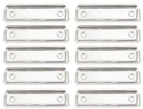SAFIGLE 15 Stück Klemmbrettklammern aus Eisen 10cm Büroklemmen für Zuhause und Schule Vielseitige Clips zur Organisation von Dokumenten