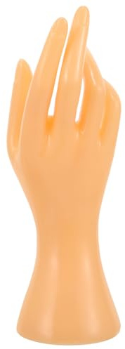 NUOBESTY Damen Mannequin Hand aus Stabilem Kunststoff Schmuckhalter für Ringe und Armbänder Dekoratives Displayzubehör für Schaufenster und Schmuckpräsentation Hautfarben