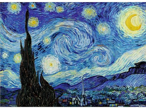 The Starry Night (Van Gogh) Papier de riz, 29,2 x 40,6 cm (A3+) – Papier de découpage (Van Gogh) pour meubles, supports mixtes, cartes et travaux manuels, découpage CRAFT KREATIVELY