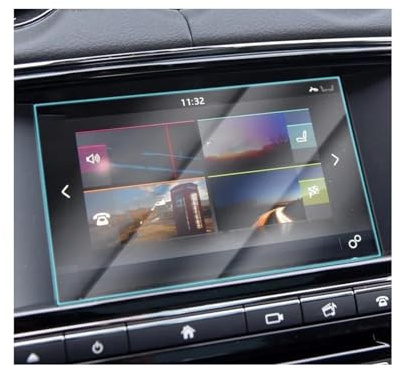 För Jaguar XJ 2012-2016 8-tums Bilinteriör Navigationsskärm Härdat Glas Skyddsfilm