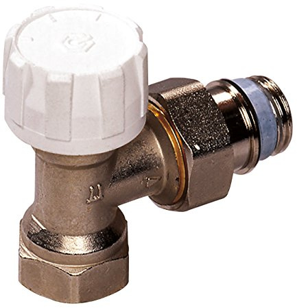 Thermostatventilunterteil Eck M 30 x1,5 1/2 mit Voreinstellung