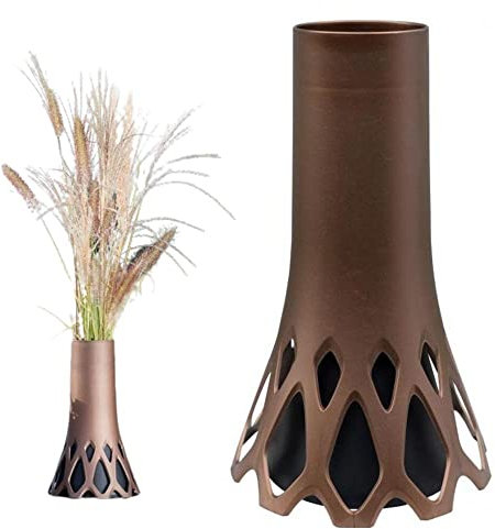 Plastia Grabvase Roseta mit Sockel Gewicht Bronze 1,3 L