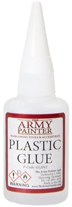 The Army Painter Pegamento plástico - Pegamento de Cemento plástico para miniaturas y Piezas pequeñas - Adhesivo de Cemento de Contacto de poliestireno de unión Fuerte, 20 ml