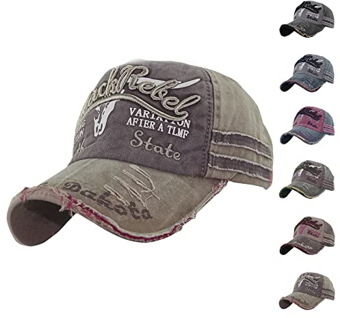 iMeshbean Baseball Cap Snapback Basecap Retro Basecap Herren Damen Verstellbar Baseballkappe Mütze Schirmmütze Caps Modische Kappe Baumwolle Hut für Outdoor Sports, Reisen, Freizeit