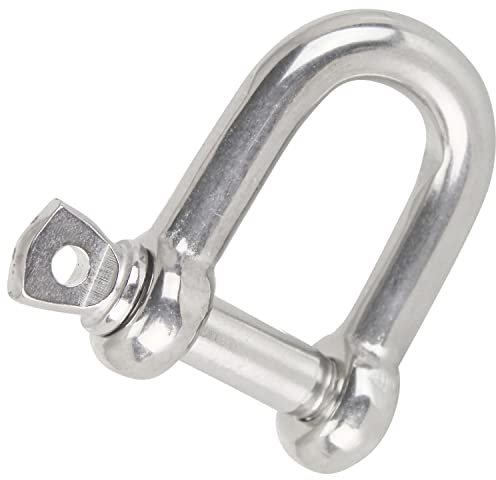 DERING Schäkel Edelstahl 16 mm Kurz Form 10 Stück Drahtseil Seil Verbinder