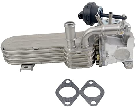 NSGMXT Radiatore EGR con Guarnizioni 03G131512L Compatibile con Aud1 Se-at Sk0da V-W 2.0 TDI 03G131513J 03G131513D Valvola EGR Ricircolo Gas di Scarico