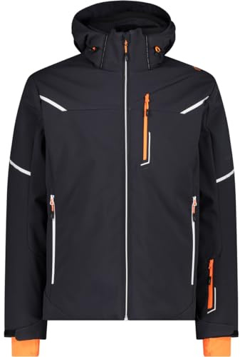 CMP - Herrenjacke mit Kapuze und Reißverschluss, Anthrazit, 50