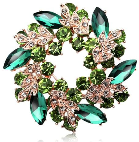 xutao Kristall Bauhinia Blume Brosche Pin - Weiß, Klassisch, Strass, Kristallglas, Hochwertige Legierung, Vintage Design, Multi-Szenario Anwendung für Frauen, 1 Count, 10459508031