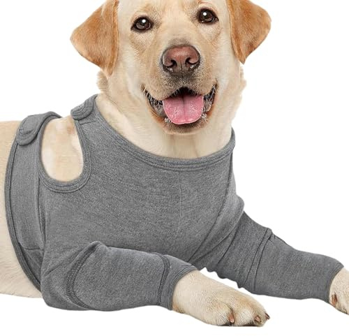 Hunde-Ellenbogen-Stützbandage – Hunde-Regenerations-Beinstütze, schützende Hunde-Ellbogenbandage | Ellenbogenbandage für Hunde, Schutzhülle für die Vorderbeine, Hundebein-Ärmel aus Polyestermaterial f