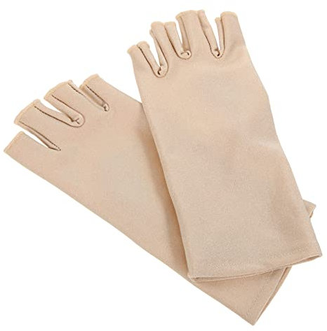 Holibanna Fingerlose Uv-schutzhandschuhe Für Damen Sonnenschutz Fahrradhandschuhe Atmungsaktives Material Halbfinger-Design