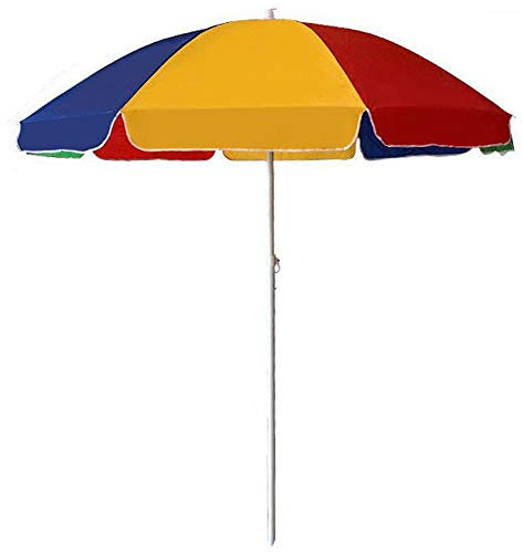 WDWDW Parasol de terrasse de 6,6 Pieds/2 m, Parasol de Table de marché extérieur, Parasol de Jardin pour pelouse, Piscine, arrière-Cour, auvent Rond, 8 Baleines