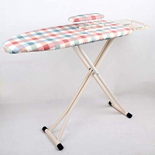 Tabla de Planchar, Reforzada y Gruesa, para Centro de lavandería, con Estampado de Costura, Plegable con un Solo Clic (Color: B, tamaño: 130 x 34 x 90 cm)