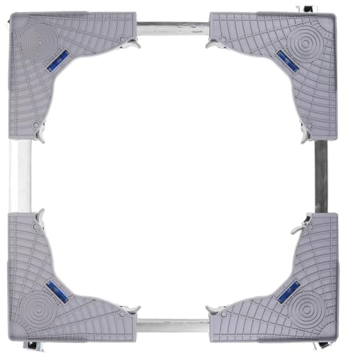 Ipetboom Refrigerator Mobile Rack Adjustable Stand Movable Base for Washing Machine for Home Organization and Easy Mobility
