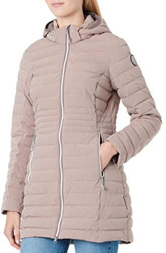 G.I.G.A. DX Casual funktionsparka för kvinnor i dunlook med avtagbar huva Bacarya, malve, 36, 34275-000