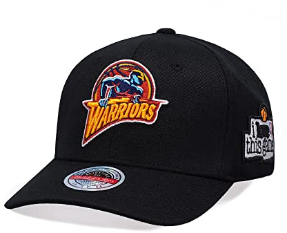 Mitchell & Ness NBA/HWC - I Love This Game - Classic Red Snapback Cap, Golden State Warriors, Black