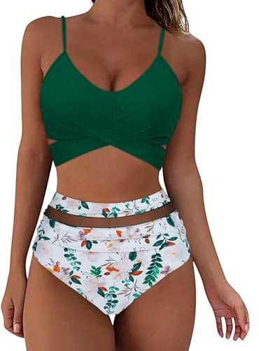 WILLBEST meerjungfrauenflosse mädchen Schwimmanzug mädchen Brazilian Slip Damen Sportbadeanzug Damen ohne Cup Bikini Oberteil Badehosen Kleider Monokini Bikini kamoni badehos