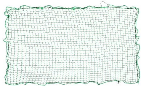 Partuto Anhängernetz 1,5 x 2,2 m Universal Gepäcknetz, Hängernetz Anhänger-Ladungsnetz, Nylon Dehnbar PKW Zubehör Ladungssicherungsnetz Grün