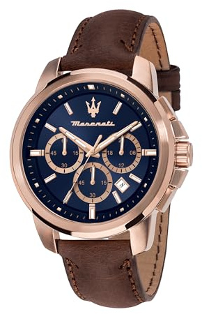 Maserati Reloj Hombre, Cronógrafo, Analógico, 44 mm, Colección SUCCESSO Edición Limitada - R8871621040