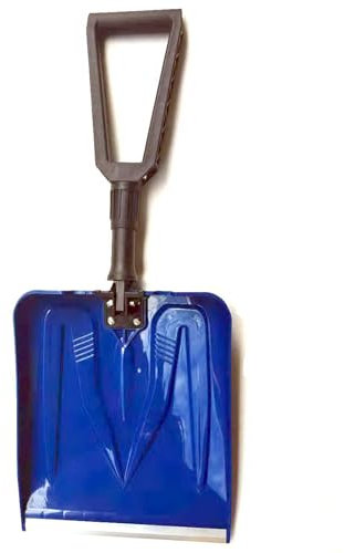 Palas para Quitar Nieve,Pala de nieve plegable,Pala Plegable Multifuncional,Pala de Nieve plástica Plegable portátil para Jardinería Actividades Al Aire Libre Pala de Nieve（negro/azul）