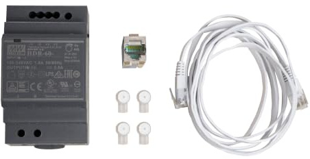 ABUS Installations-Kit TVHS30300 für FaceXess Video Türsprechanlage | Installations-Kit mit Komponenten zur einfachen Verkabelung der FaceXess Video-Türstation