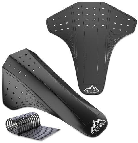 NICEDACK Fahrrad Schutzblech, Mountainbike Schutzbleche, MTB Hinten Schutzbleche mit Reflektoren, Fahrrad Spritzschutz, Mudguard
