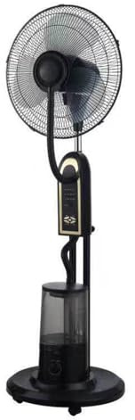 Nebulizador Terraza Ventilador de Pie con Agua 4L Refresca y Humidifica con Control Remoto Vaporizador 3 Velocidades de Viento for Patio, Restaurante Exterior