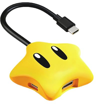 RREAKA Switch2-docka för Nintendo Switch 2&1, stjärnadapter med 4K @60Hz, USB 3.0-port, typ C 100 W laddning, LED-ljus, bärbar stjärndockningsstation, för omkopplare 1/2