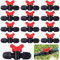 Kalolary 20 Pezzi Valvola Intercettazione Irrigazione Goccia Tubo Irrigazione PE 16 mm Valvole Raccordo Bloccaggio Ardiglione Connettori Valvola Spillo Giardino - Regolazione Chiusura/Attivazione