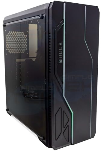 SIMPLETEK - Ordenador de sobremesa Core i7 3.90GHz Quad Core | Windows 10 Pro | 16GB RAM SSD 240GB HDD 2TB GPU RX550 | Ordenador fijo ensamblado