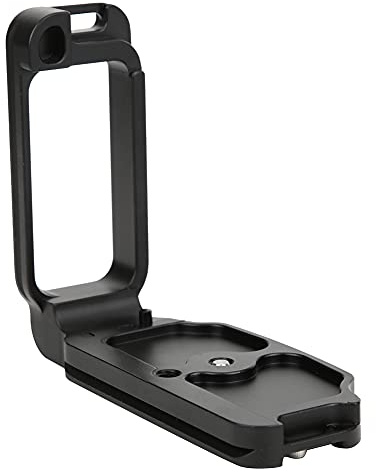 PUSOKEI Quick Release L Plate, Aluminum Alloy Horizontal Vertical Shooting L Shape Quick Release Plate Bracket for D850 DSLR Camera, Battery Hand Grip