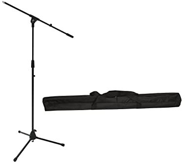 Omnitronic Set Micrófono Trípode Ms-2 con Boom Bk + Bolsa